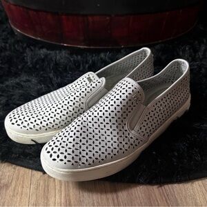 Michael Kors Gray Perforated Loafers